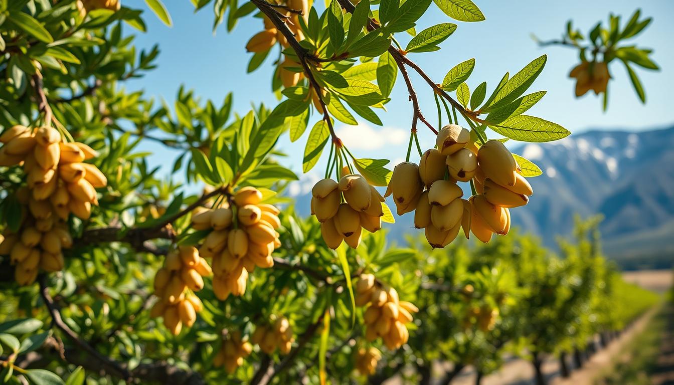 Ertragsvariabilität und klimatische Einflüsse auf Pistazien Ertragsvariabilität und klimatische Einflüsse auf Pistazien