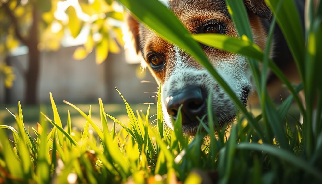 Geschmack von Gras für Hunde
