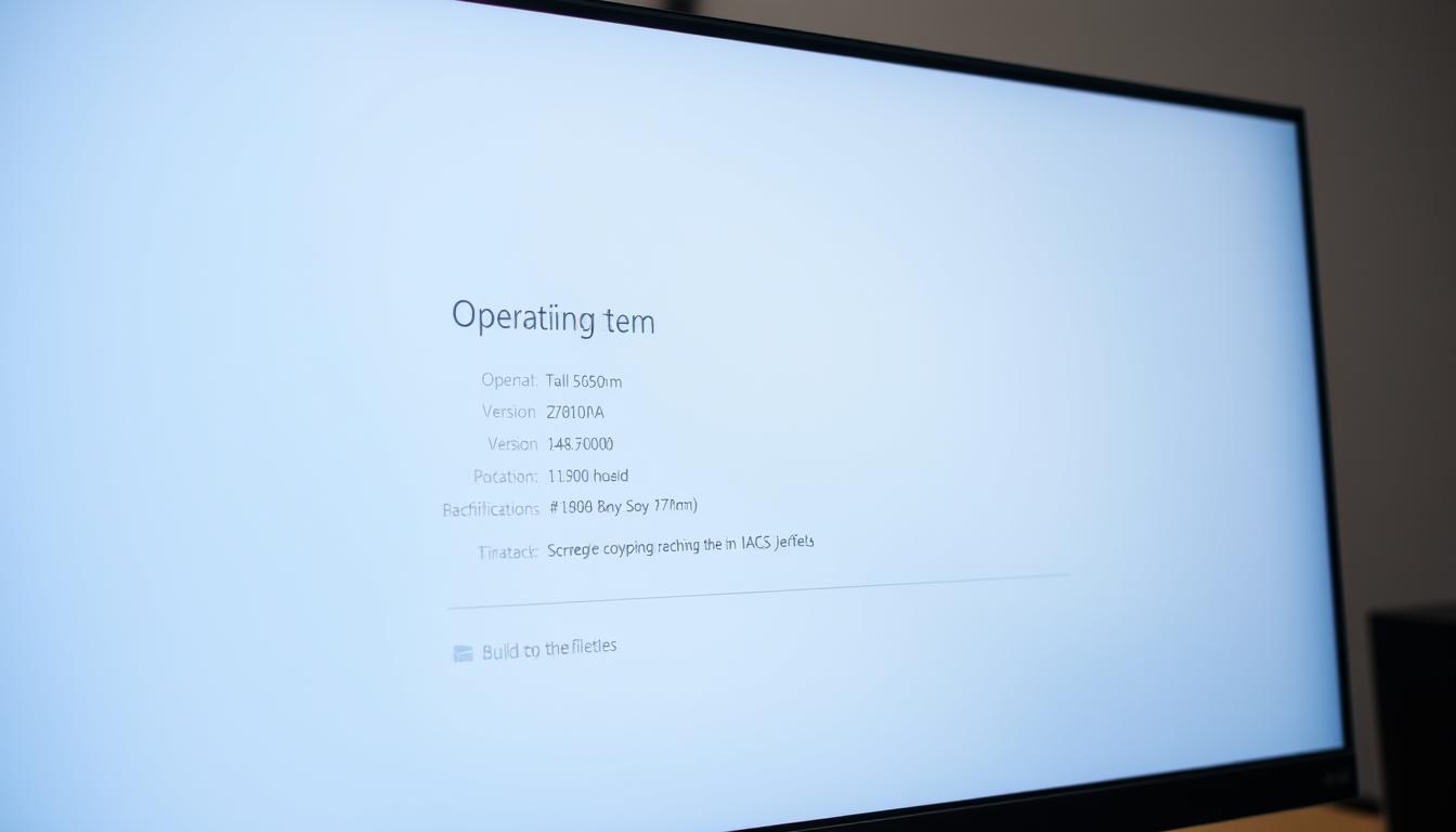 Informationen Betriebssystem