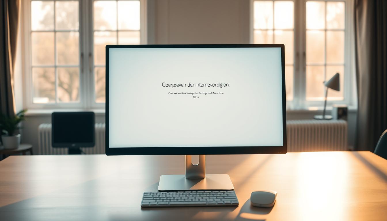 Internetverbindung prüfen