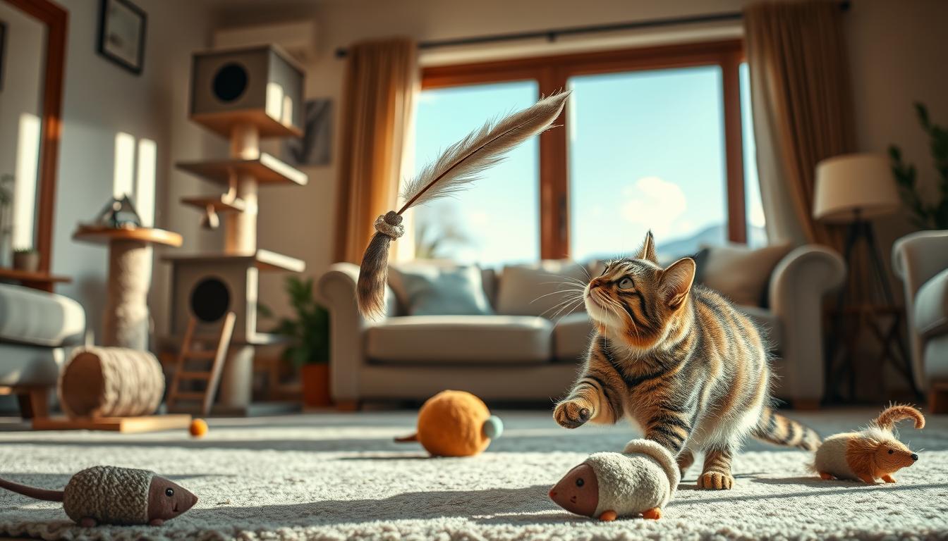 Katzenspiele und Beschäftigung von Katzen Katzenspiele und Beschäftigung von Katzen