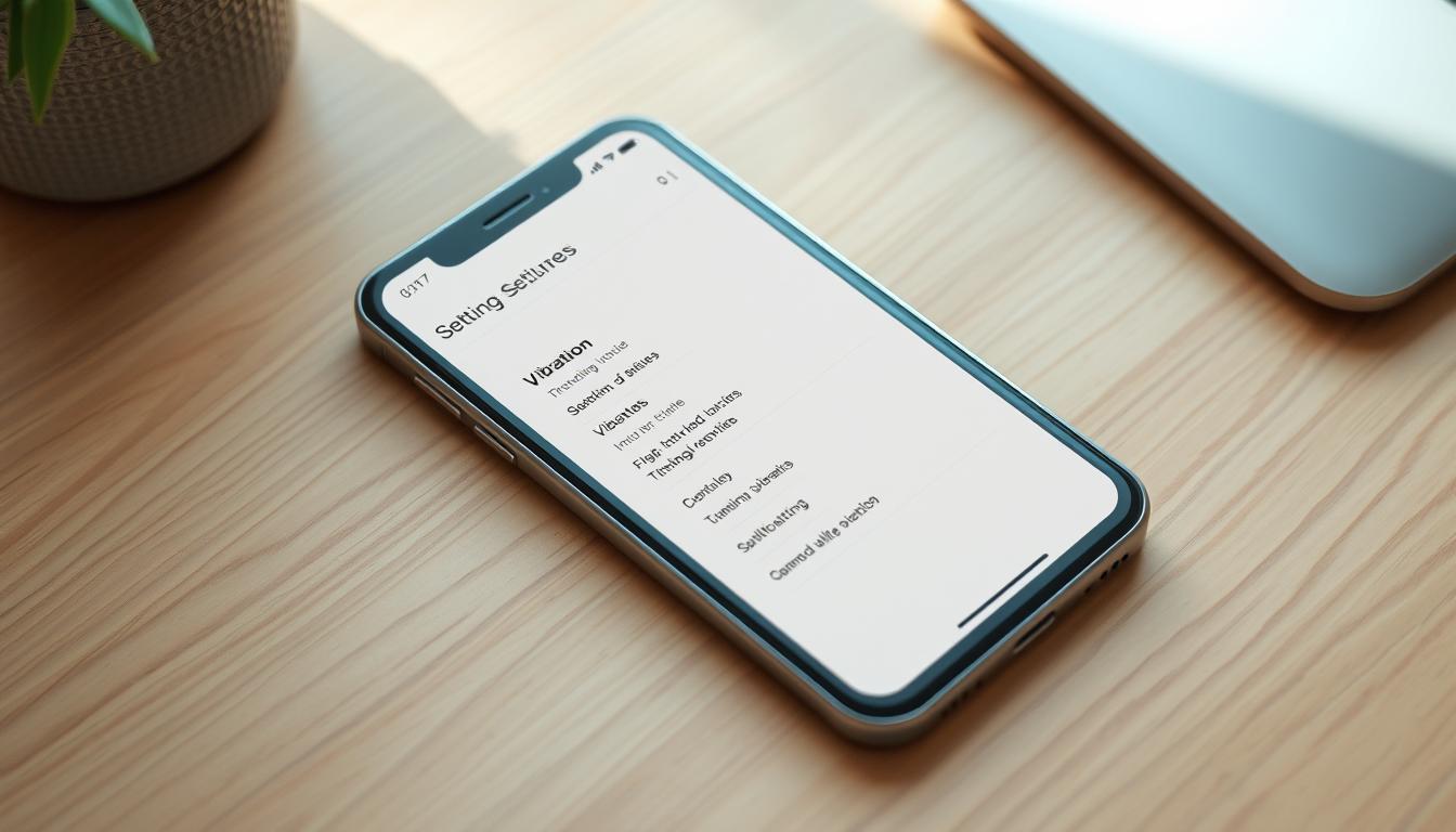 Vibrationseinstellungen Vibrationseinstellungen