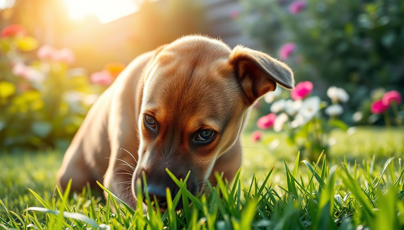 Warum fressen Hunde Gras?